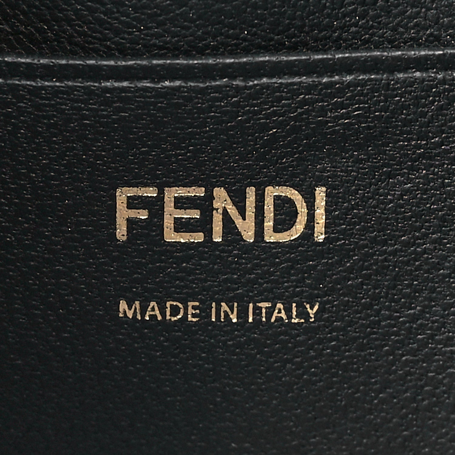 Fendi Nappa FF 1974 Embossed Mini Baguette Black 6 of 10