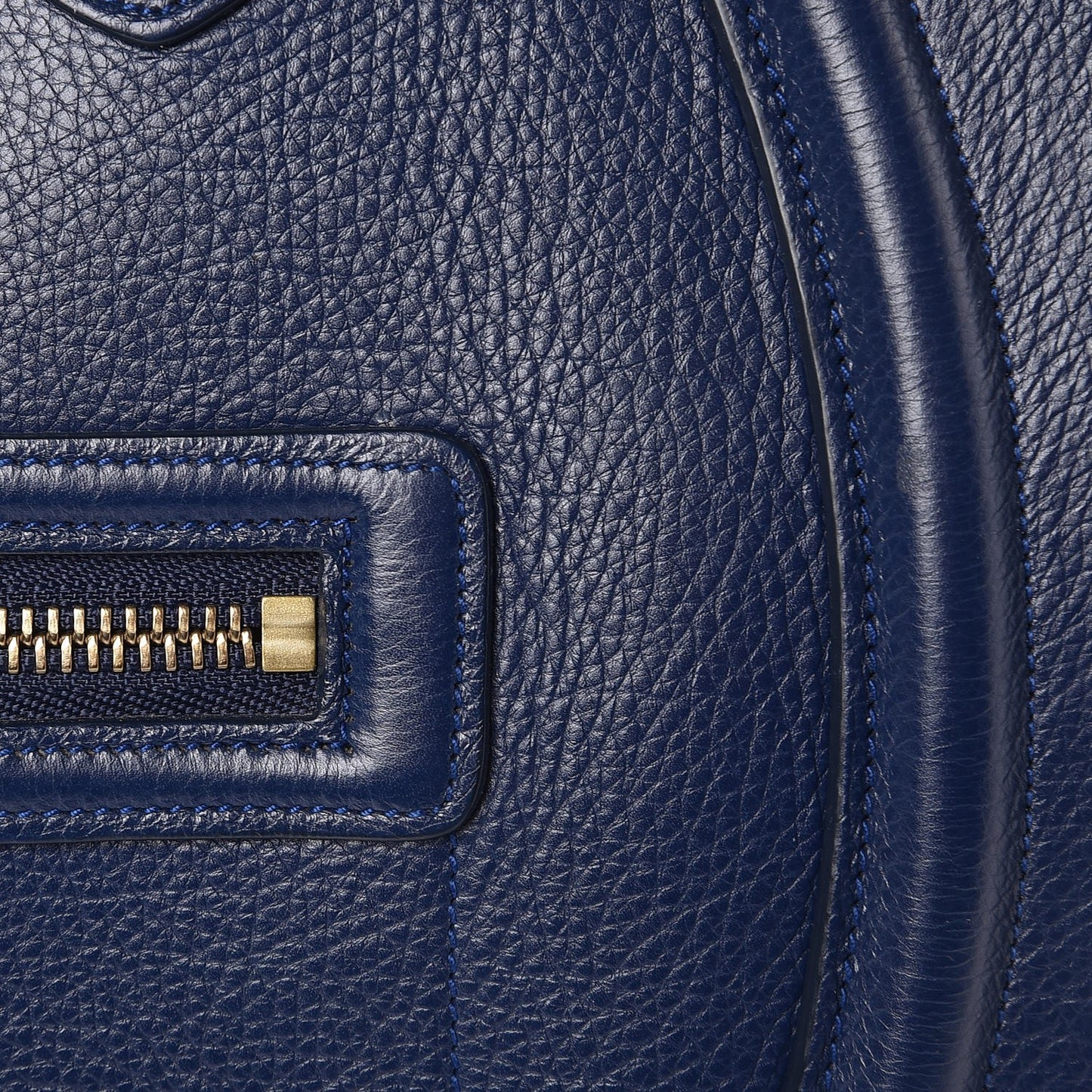 Drummed Calfskin Mini Luggage Ink