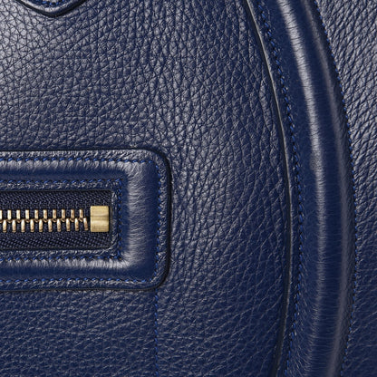Celine Drummed Calfskin Mini Luggage Ink 18 of 18