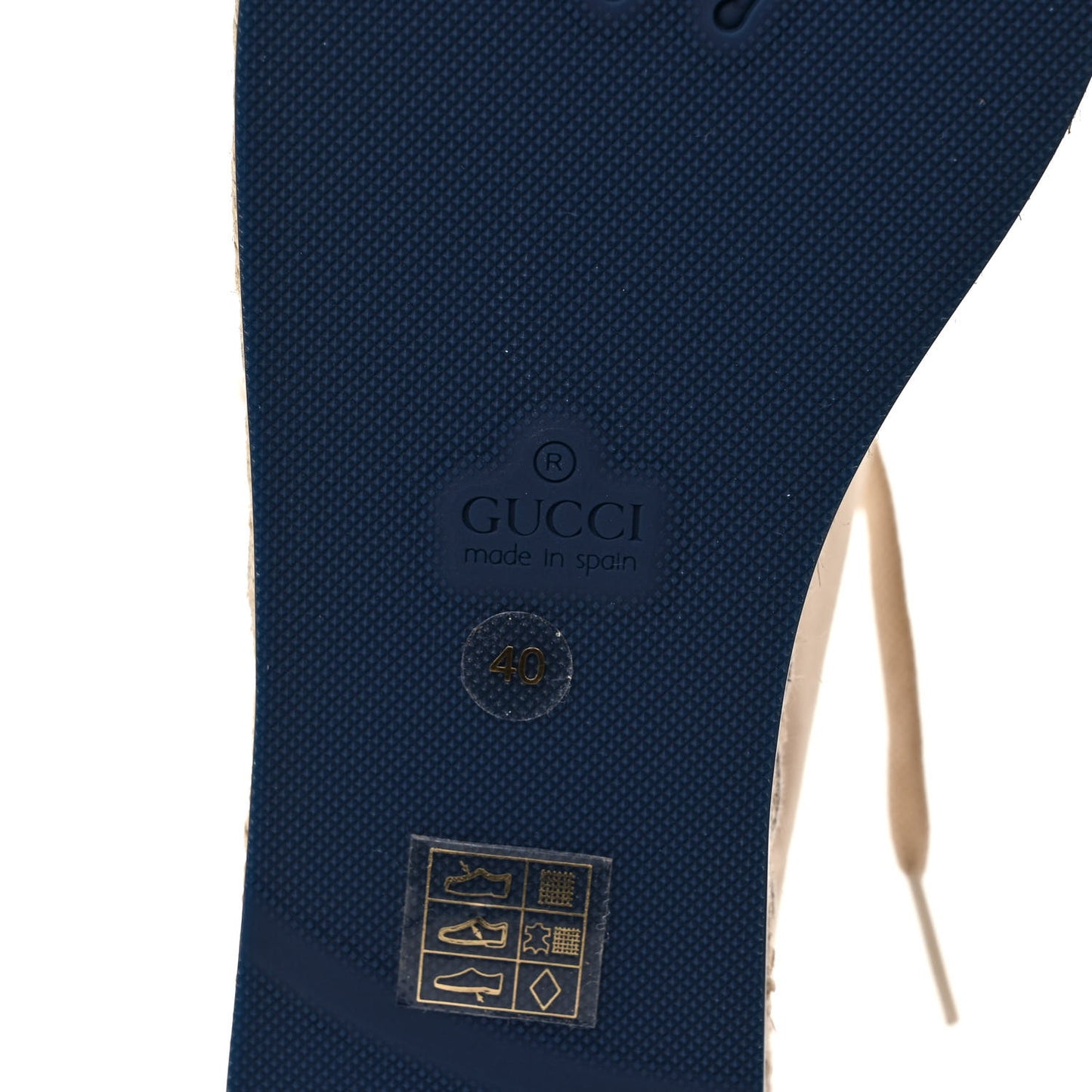 Canvas Logo Lace-Up Platform Espadrilles 40 Greggio Grege
