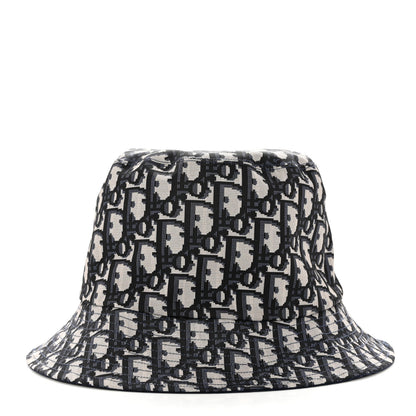 Christian Dior Oblique Reversible Teddy-D Brim Bucket Hat 58 Blue 11 of 15