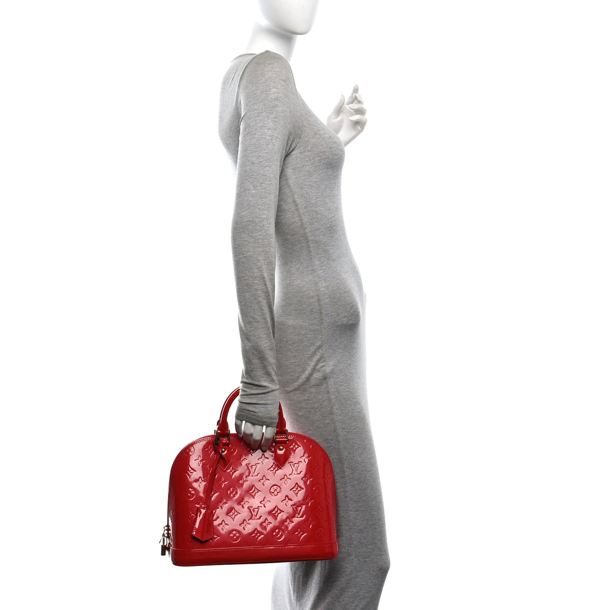 Louis Vuitton Vernis Alma PM Pomme D'Amour 2 of 10