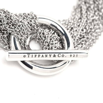 Tiffany Sterling Silver Multi-Chain Circle Toggle Bracelet 4 of 4
