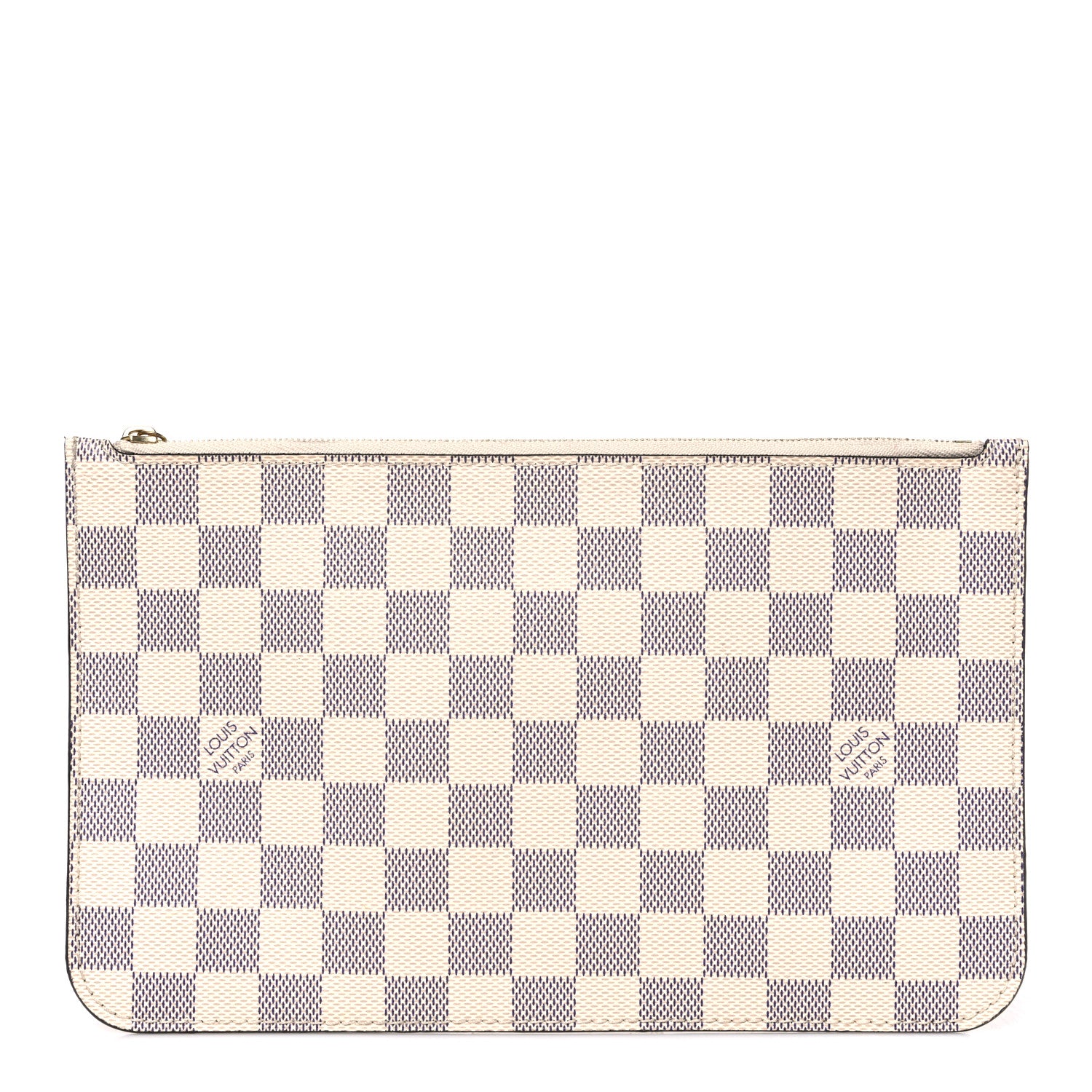 Louis Vuitton Damier Azur Braided Neverfull MM GM Pochette Pink 1 of 7