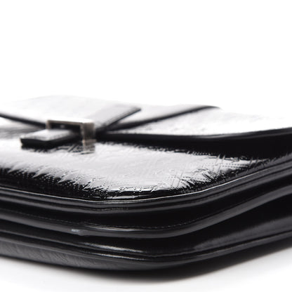 Saint Laurent Patent Embossed Small Le Monogramme Satchel Black 7 of 12