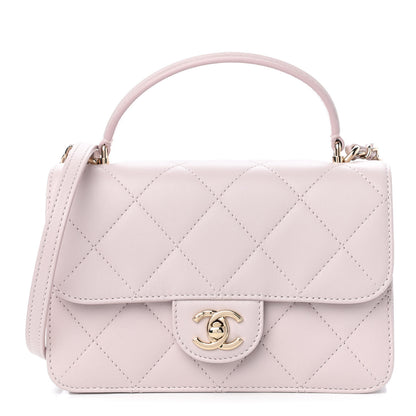 Chanel Calfskin Quilted Coco Lady Flap Light Purple 1 of 9