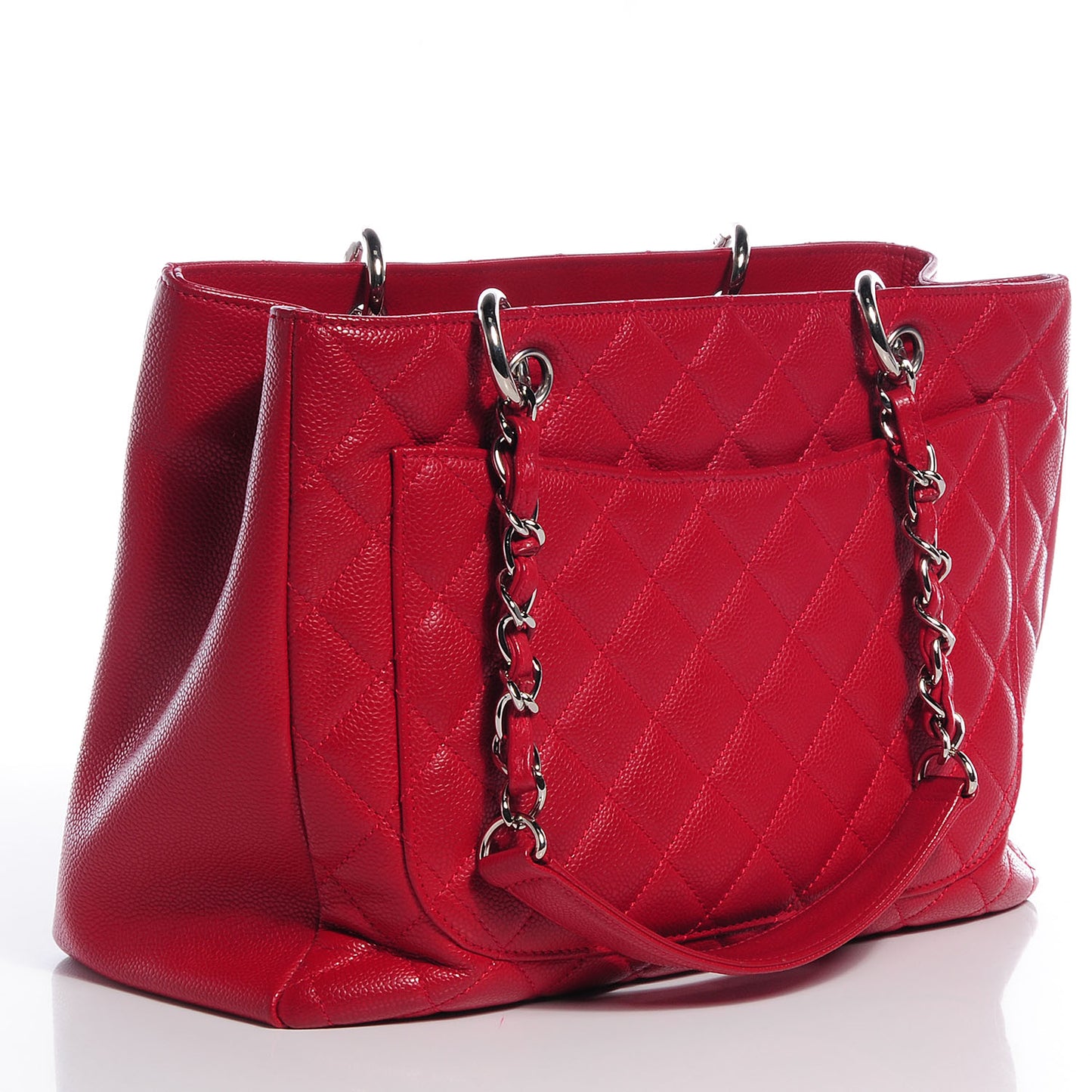Caviar Grand Shopping Tote GST Red