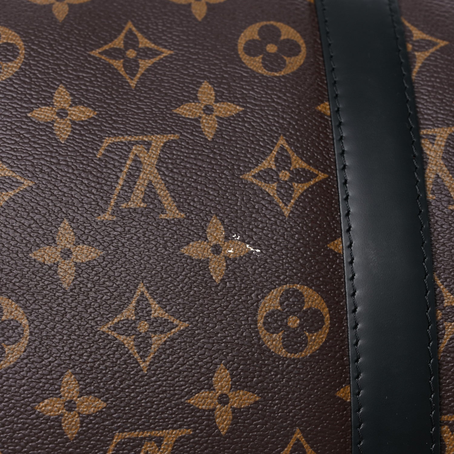 Louis Vuitton Monogram Macassar Keepall Bandouliere 55 14 of 15
