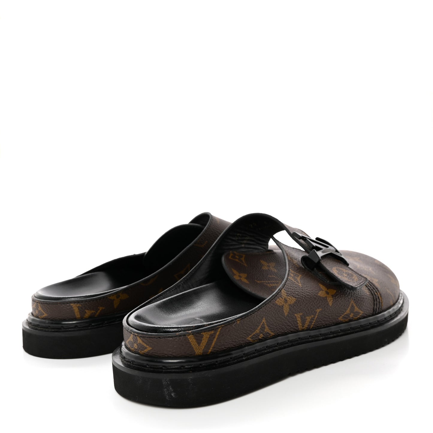 Monogram LV Easy Mens Mule 8 Black