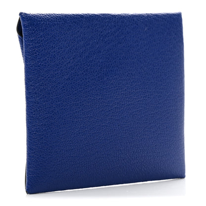 Hermes Chevre Mysore Bastia Coin Purse Bleu Electrique 3 of 8