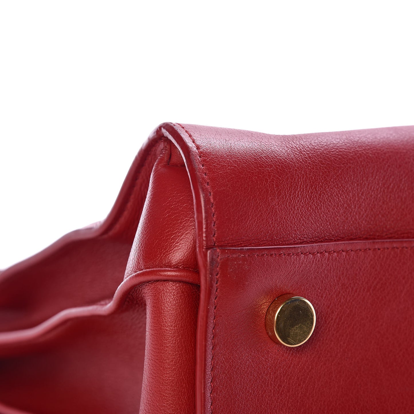 Calfskin Large Sac de Jour Carryall Rouge Orient