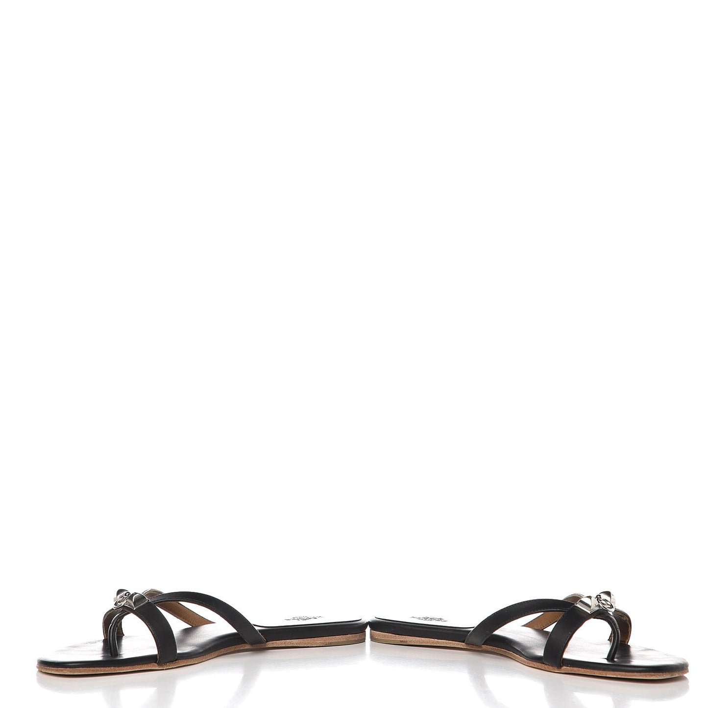 Nappa Calfskin Corfou Sandals 38 Black