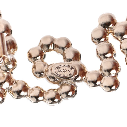 Chanel Metal Glass Swirling Pearls Hair Clip Gold 3 of 3