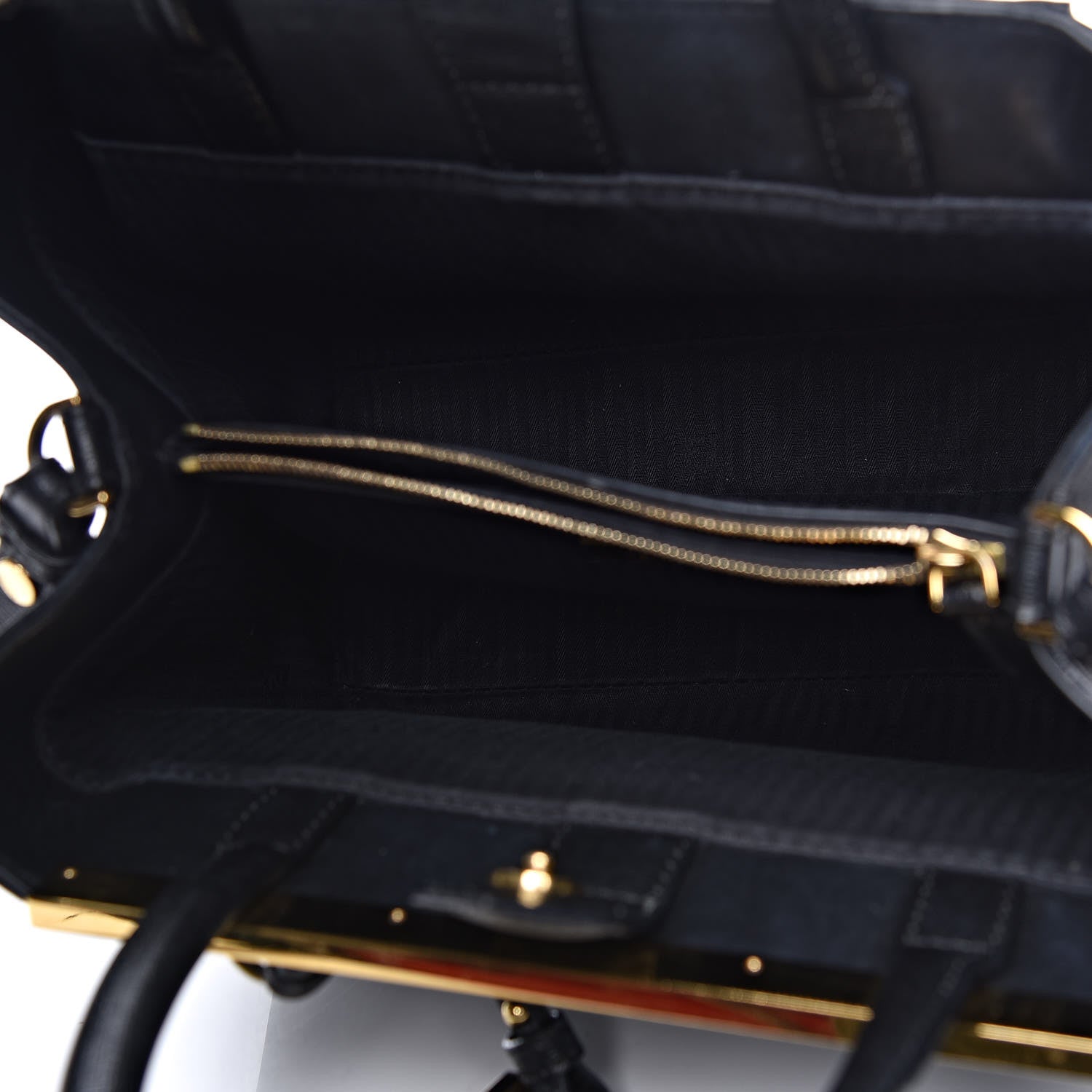 Fendi Vitello Elite Petite 2Jours Tote Black 5 of 13