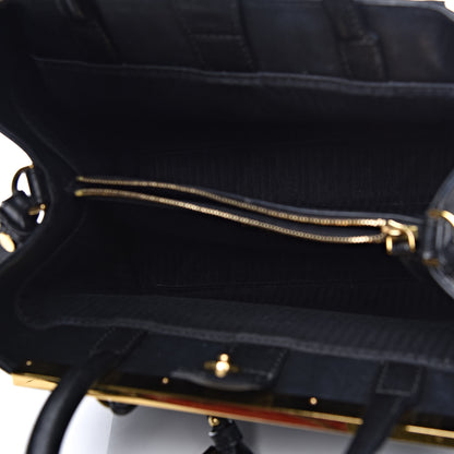 Fendi Vitello Elite Petite 2Jours Tote Black 5 of 13