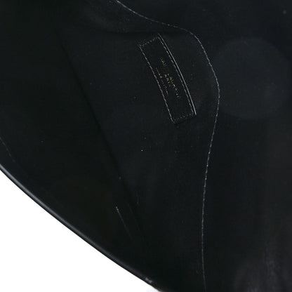 Saint Laurent Patent Calfskin Monogram Uptown Clutch Black 5 of 6