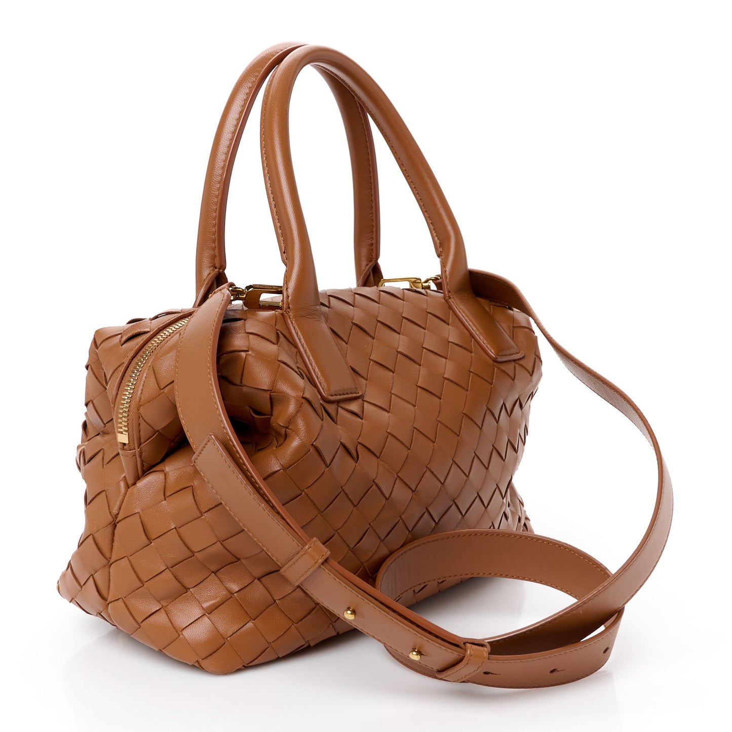 Nappa Intrecciato Bauletto Wood