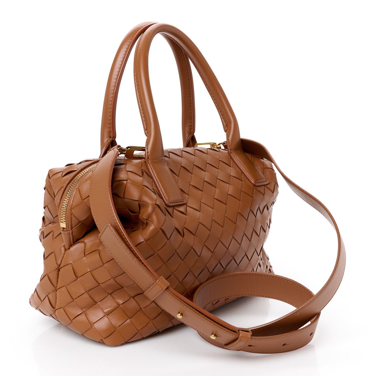 Bottega Veneta Nappa Intrecciato Bauletto Wood 3 of 10