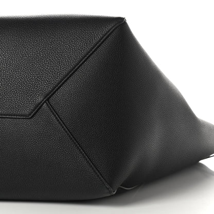 Celine Soft Grained Calfskin Medium Belt Cabas Phantom Black 6 of 10
