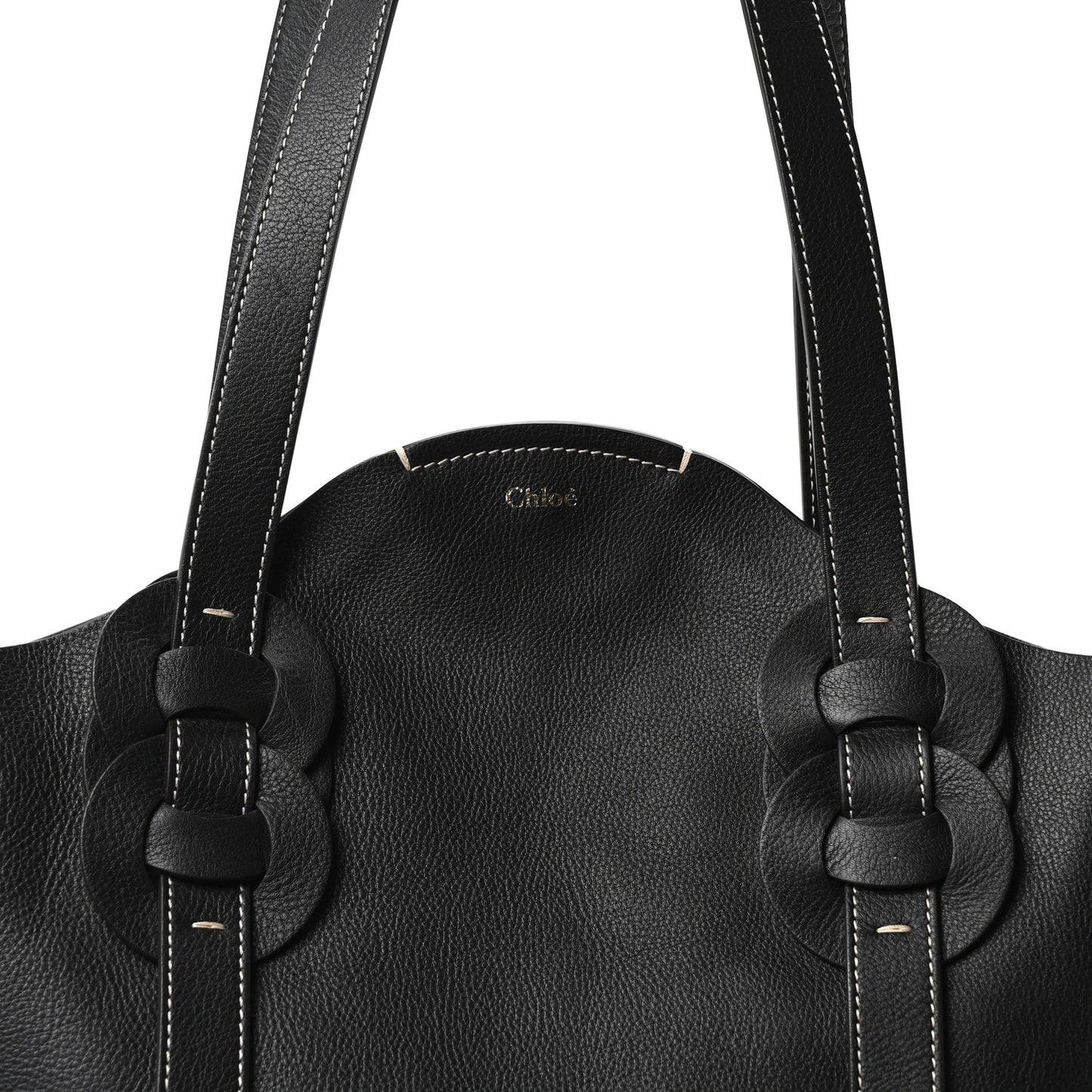 Small Grain Smooth Calfskin Medium Darryl Tote Black