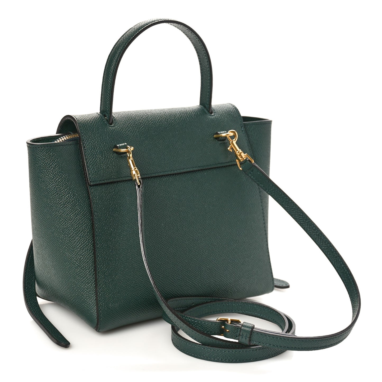 Grained Calfskin Pico Belt Bag Amazone