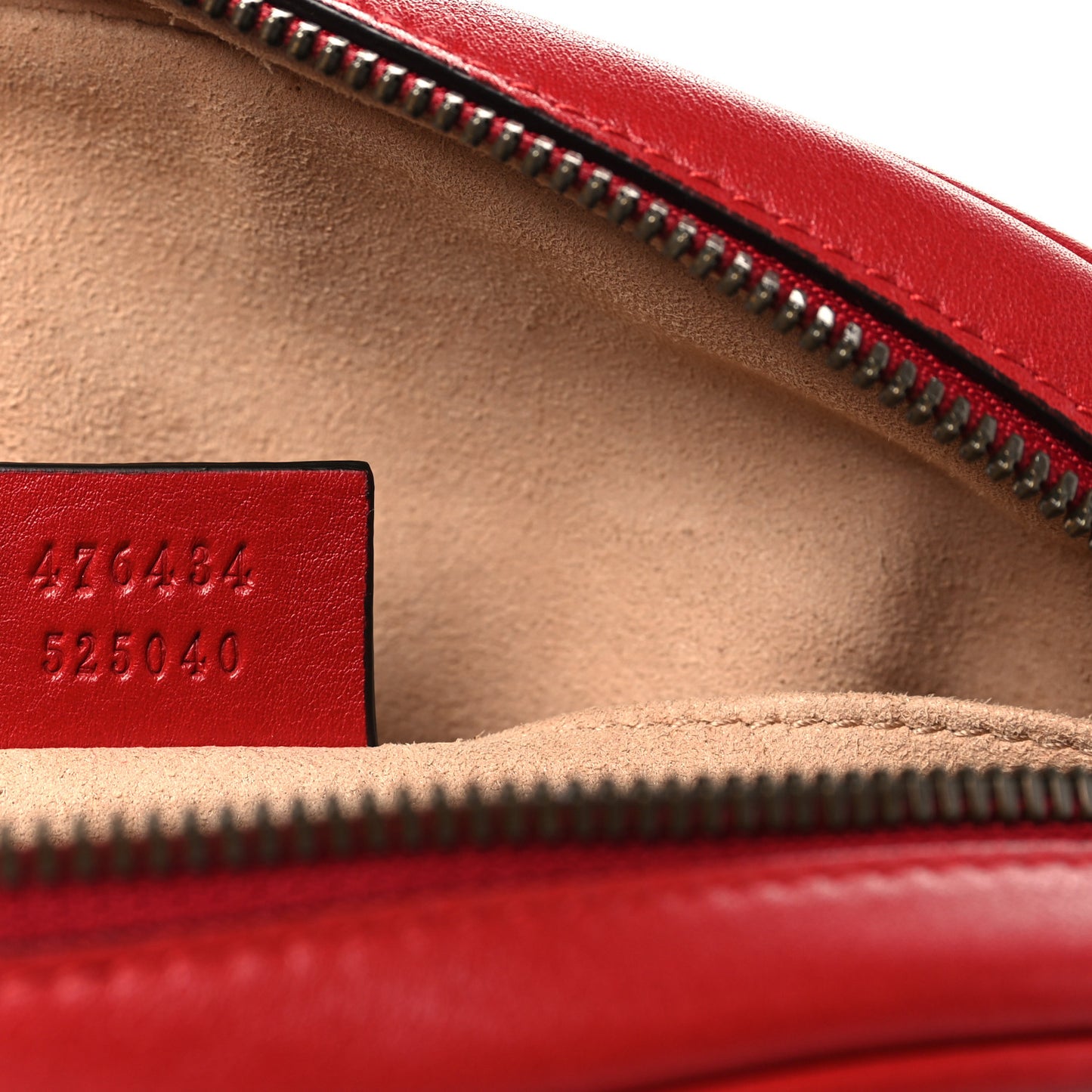 Calfskin Matelasse GG Marmont Belt Bag 95 38 Hibiscus Red