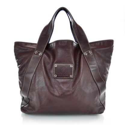 Gucci Leather Large Tote Unisex Brown 1 of 10