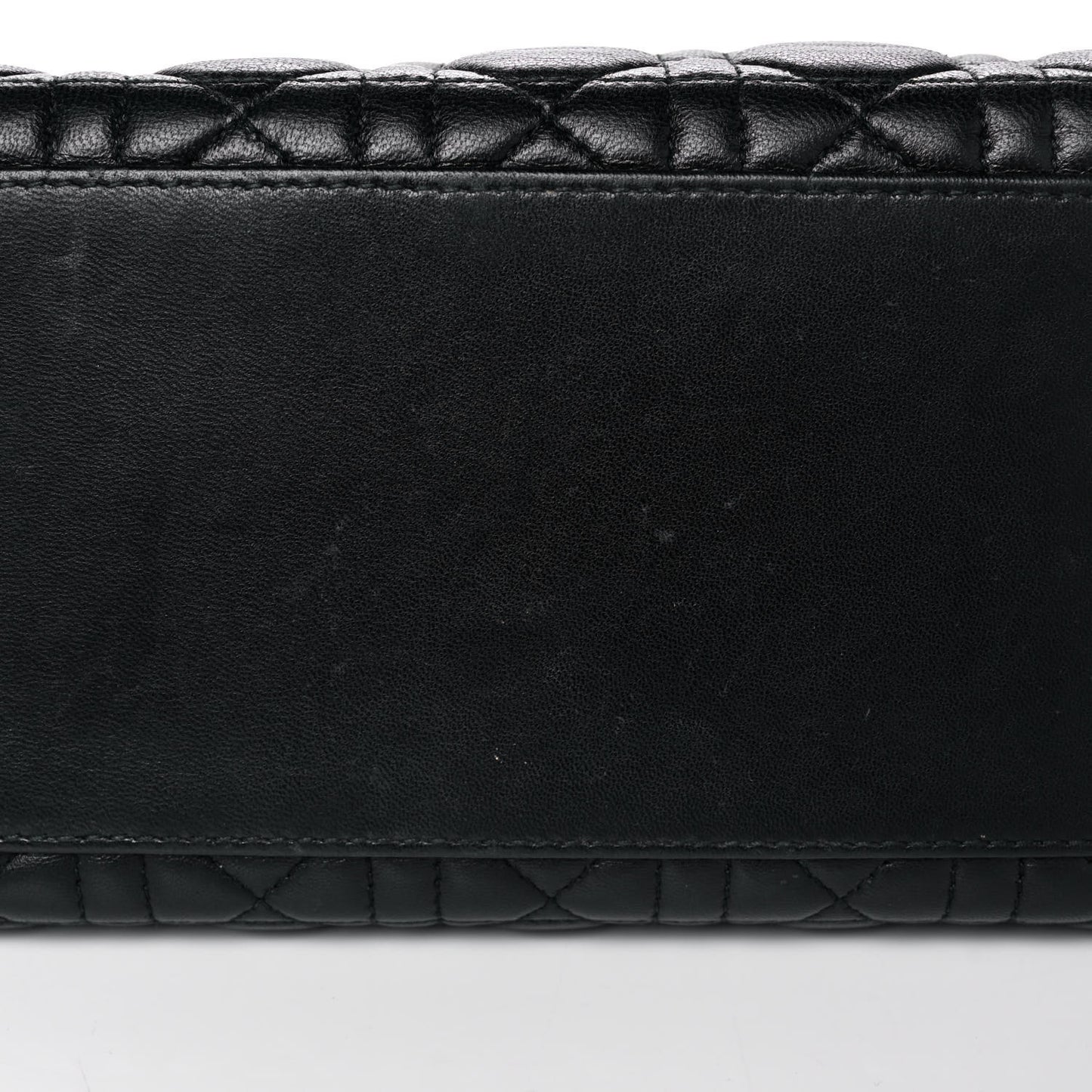 Lambskin Cannage Medium Lady Dior Black