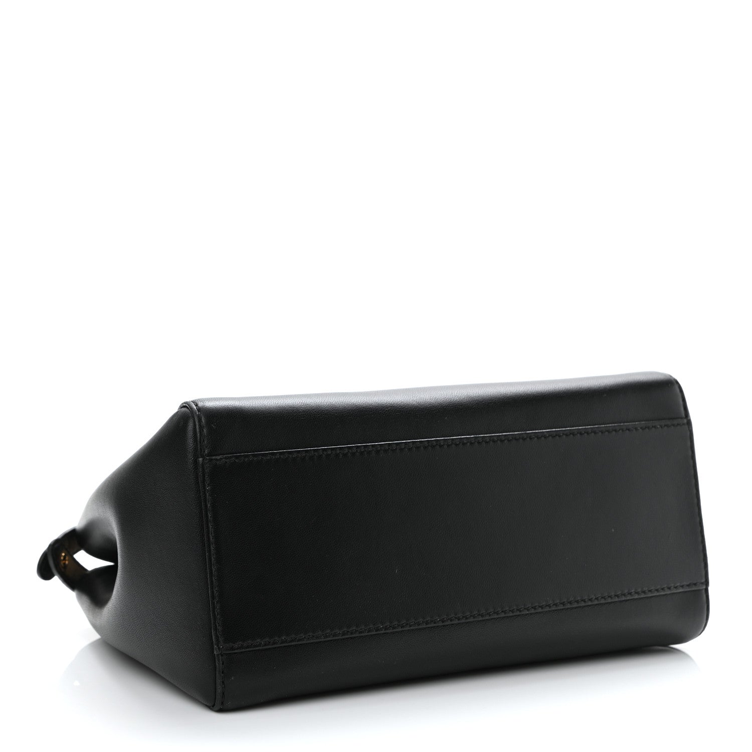 Fendi Nappa Mini Peekaboo Iconic Satchel Black 4 of 10