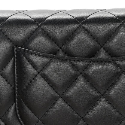 Chanel Lambskin Quilted Wallet On Chain WOC Black 17 of 17