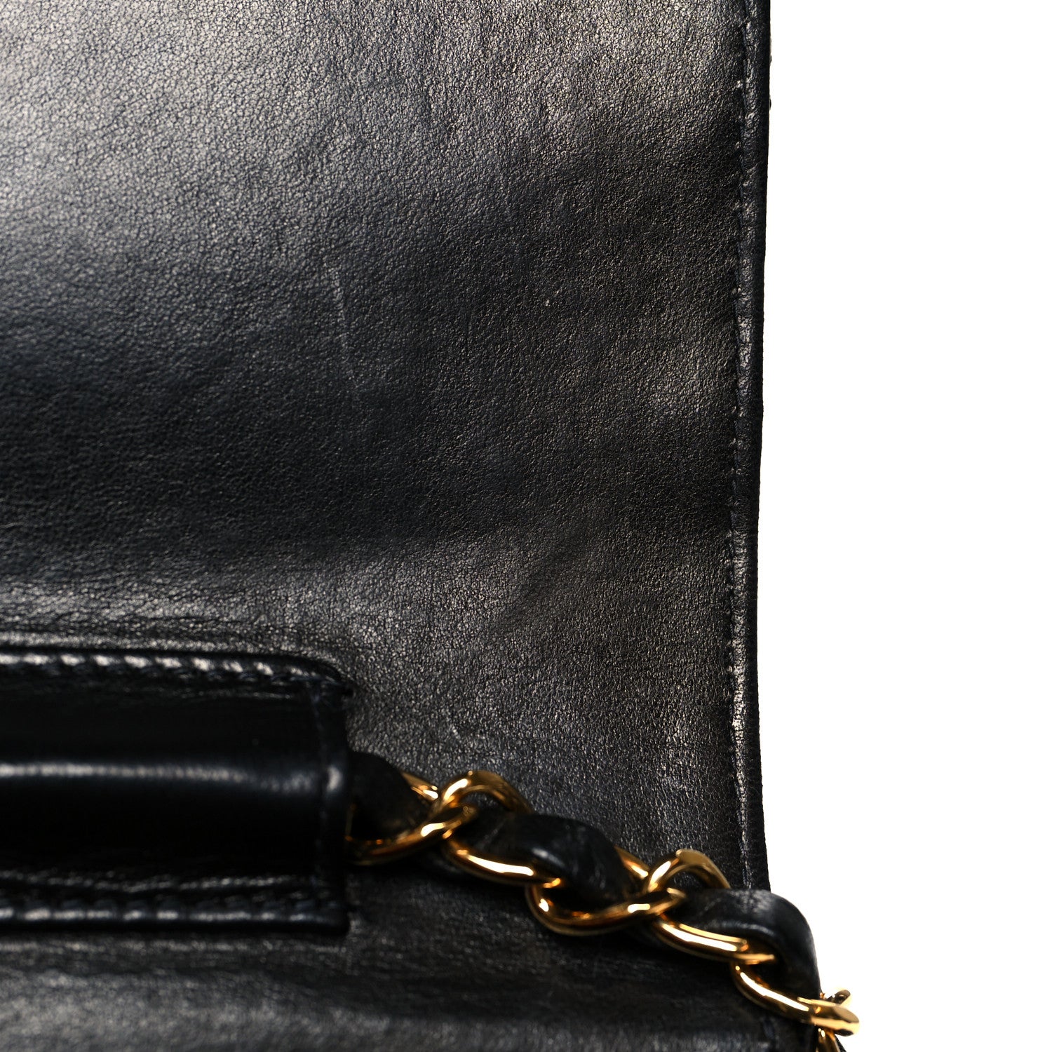 Chanel Lambskin Quilted Medium Single Flap Black 11 of 13