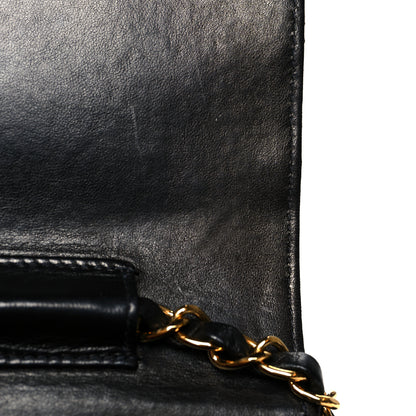Chanel Lambskin Quilted Medium Single Flap Black 11 of 13