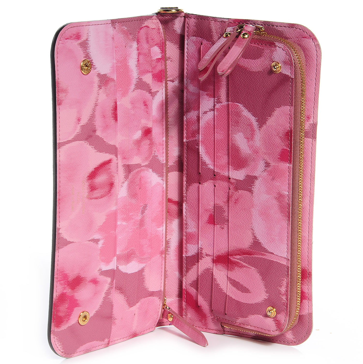 Louis Vuitton Monogram Articles de Voyage Ikat Insolite Wallet Rose Velours 5 of 7