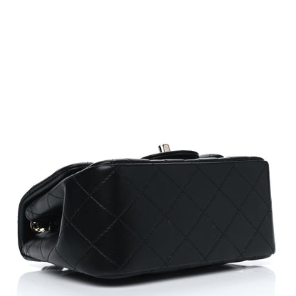 Chanel Lambskin Quilted Mini Square Flap Black 3 of 4