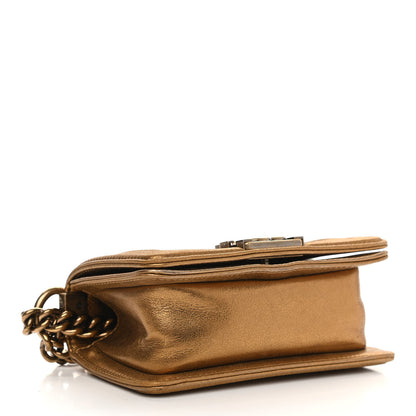 Chanel Galuchat Stingray Mini Boy Flap Gold 4 of 9