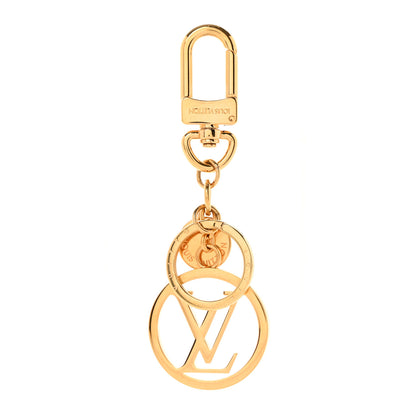 Louis Vuitton LV Circle Bag Charm Key Holder Gold 1 of 4