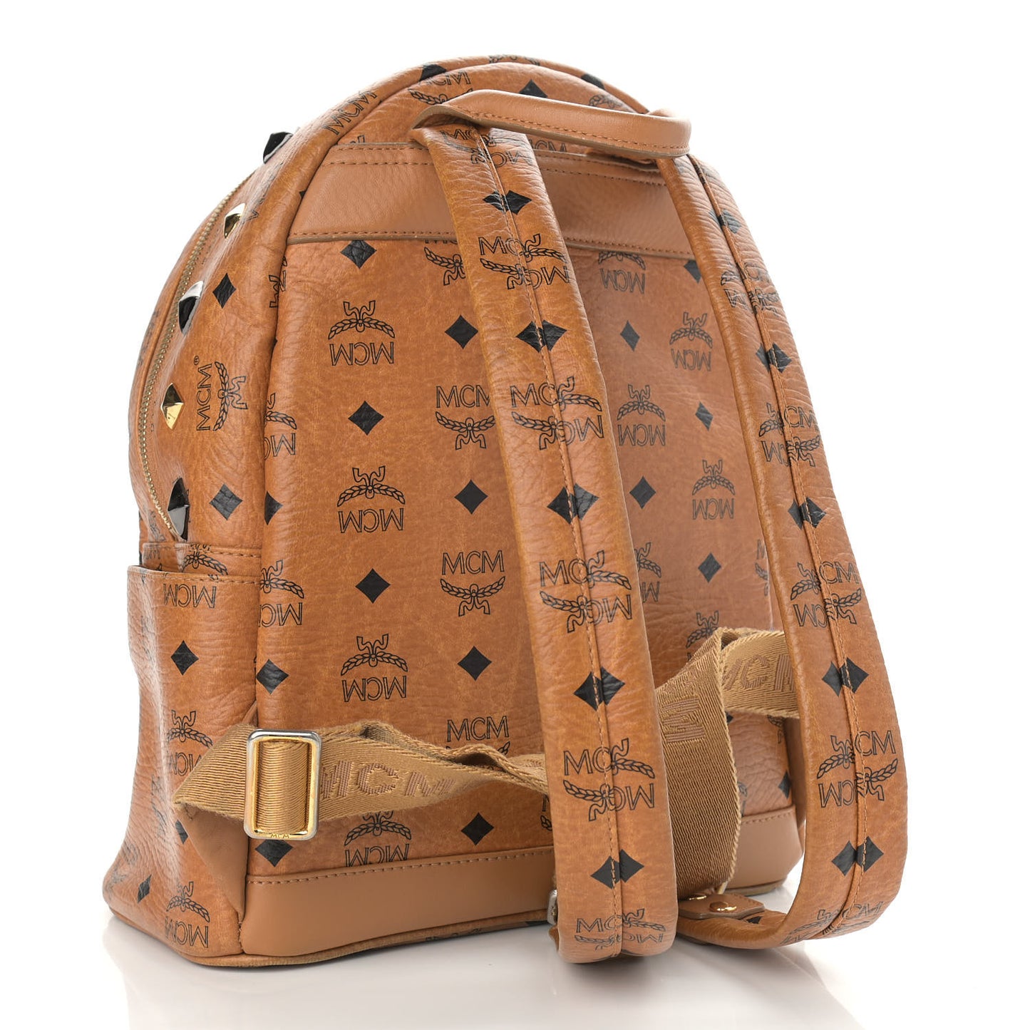 Visetos Studded Small Stark M Backpack Cognac