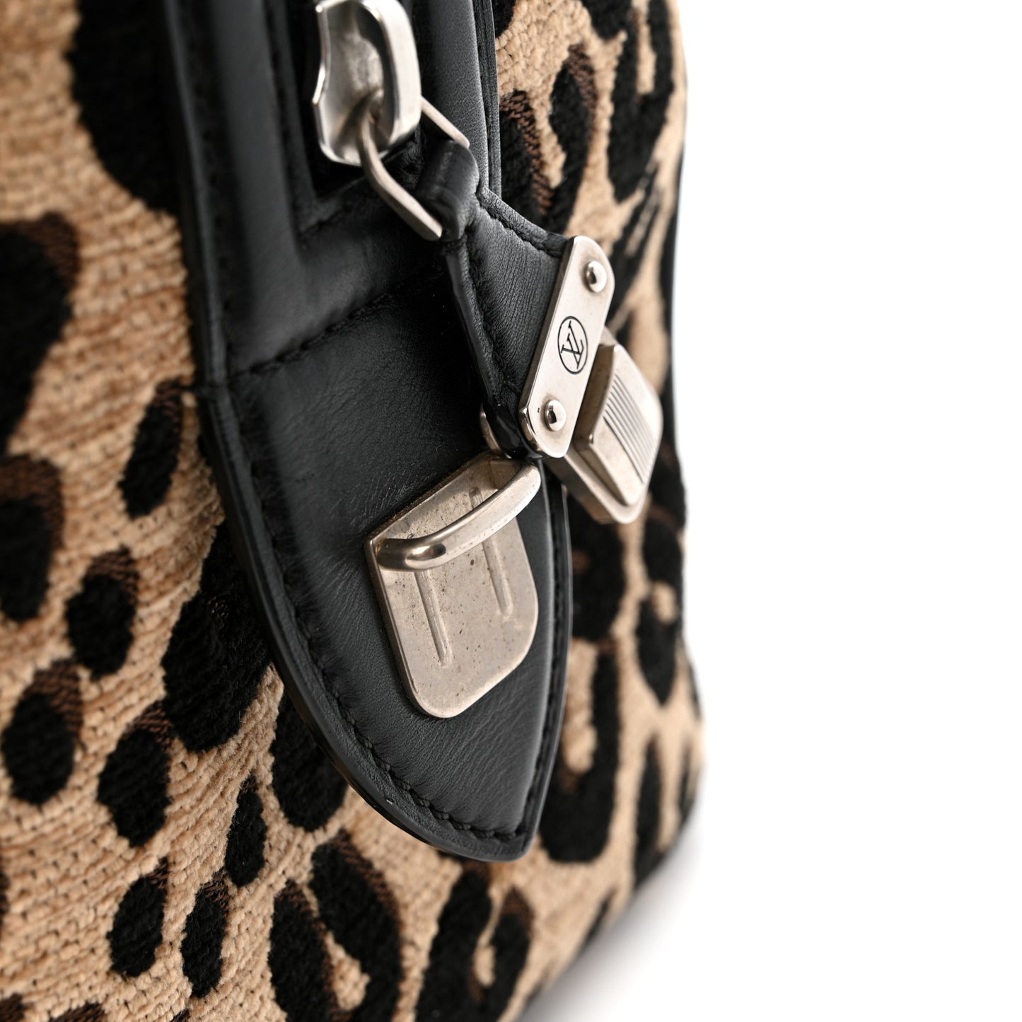 Jacquard Velvet Leopard Print Stephen Sprouse Speedy
