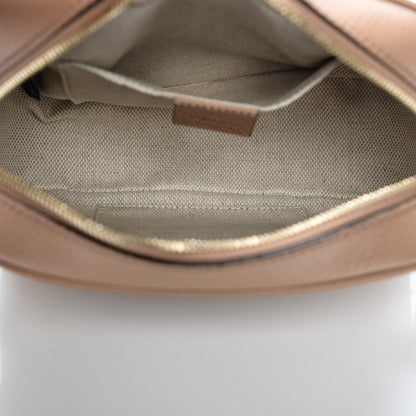 Gucci Pebbled Calfskin Small Soho Disco Bag Camelia 5 of 7