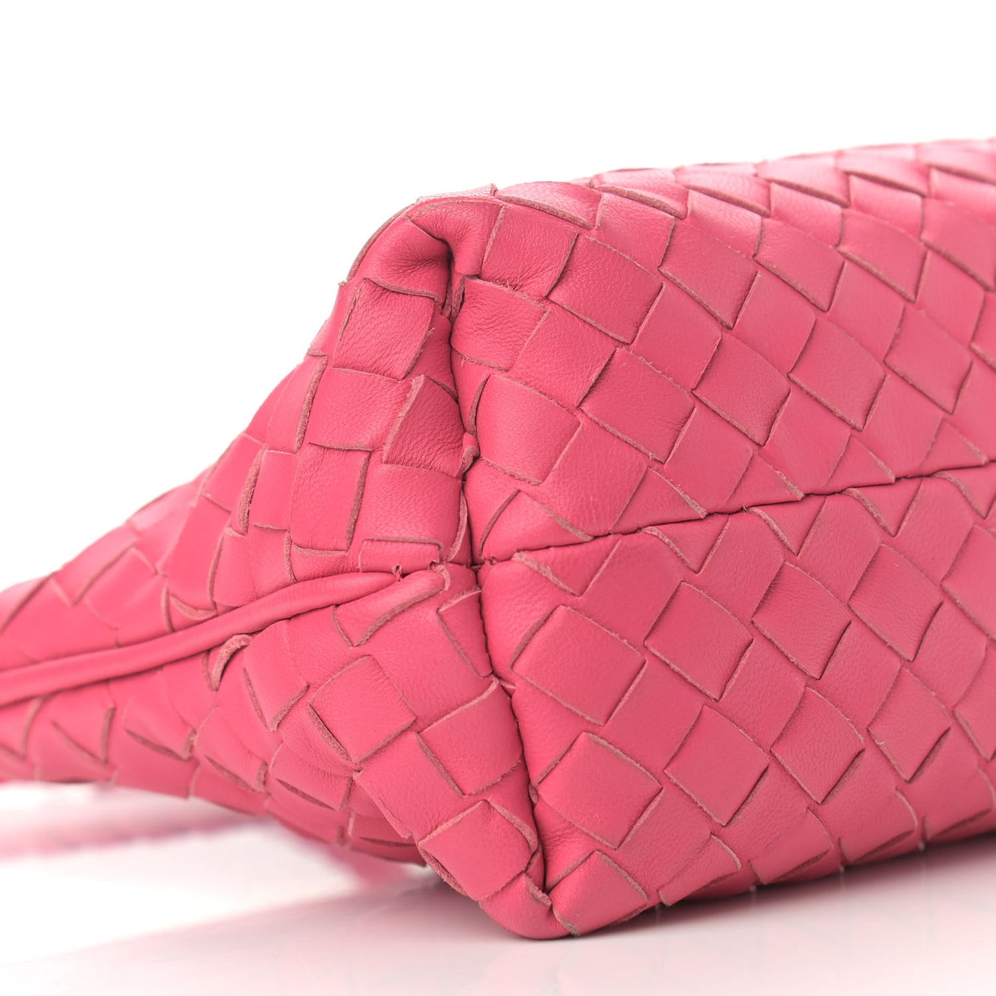 Nappa Intrecciato Mini Shoulder Bag Antique Pink