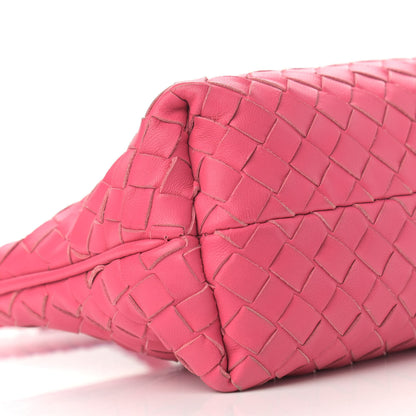 Bottega Veneta Nappa Intrecciato Mini Shoulder Bag Antique Pink 9 of 10