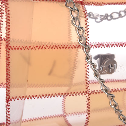 Chanel PVC Stitched Flap Beige Pink 11 of 18