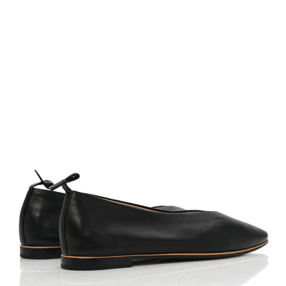 Bottega Veneta Nappa Almond Flats 35 Black 4 of 7