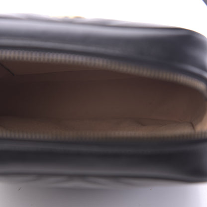 Gucci Calfskin Matelasse GG Marmont Travel Bag Black 5 of 13