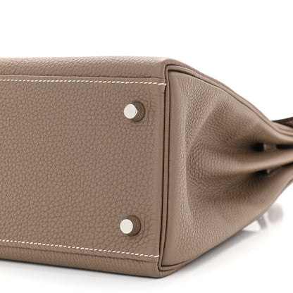 Hermes Togo Kelly Retourne 28 Etoupe 9 of 10