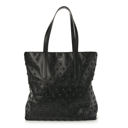 Jimmy Choo Calfskin Stars Pimlico North South Tote Black 1 of 9