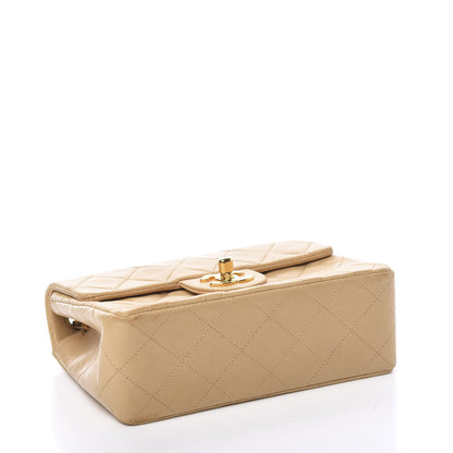 Chanel Lambskin Quilted Mini Square Flap Beige 3 of 18