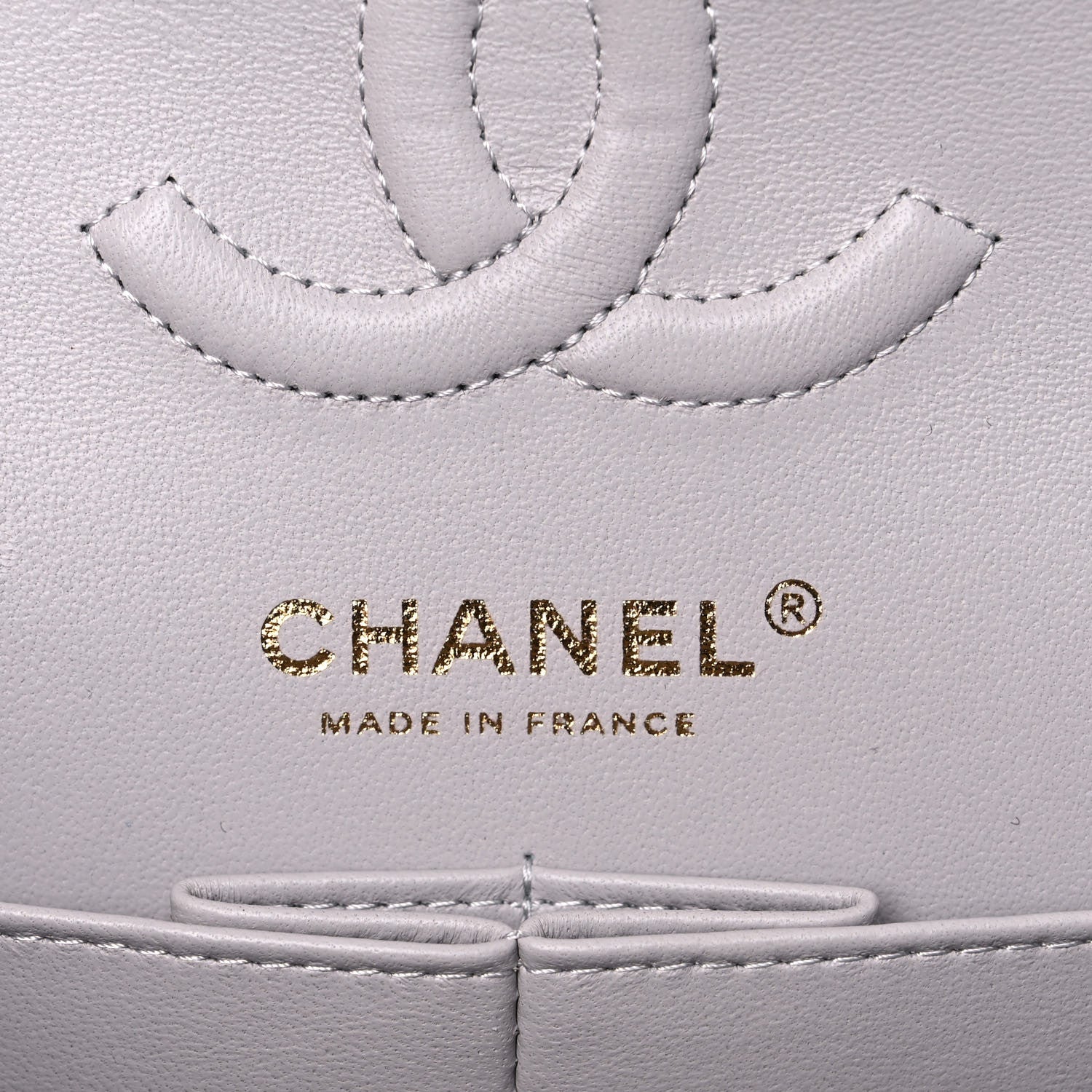Chanel Caviar Quilted Small Double Flap Grey 6 of 10