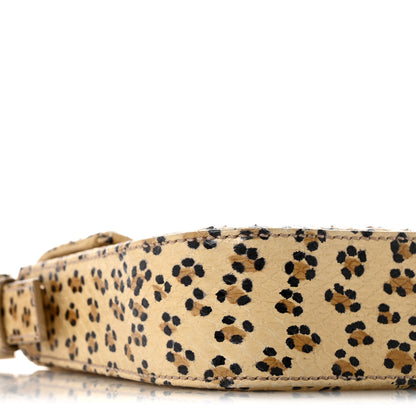 Fendi Snakeskin Leopard Print Baguette Beige 9 of 14