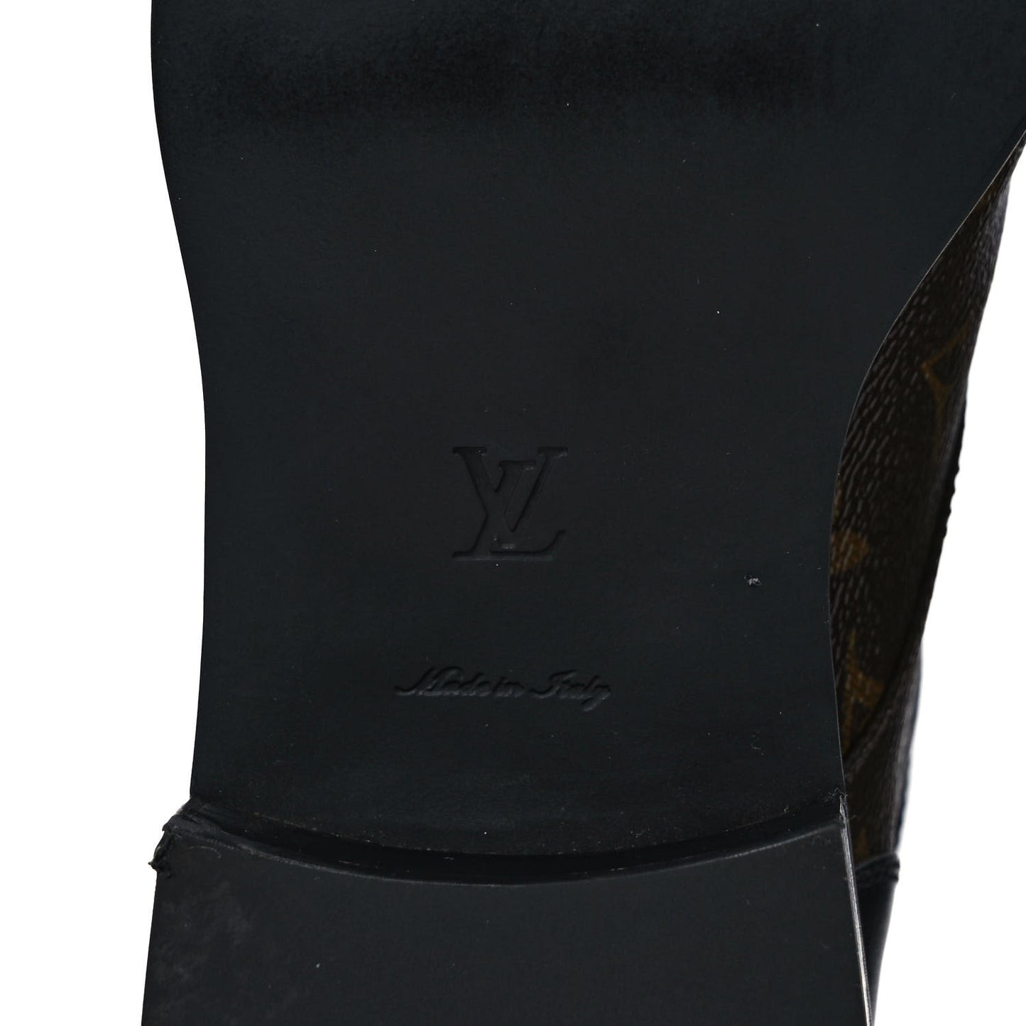 Calfskin Monogram Wonderland Flat Ranger Boots 38 Black
